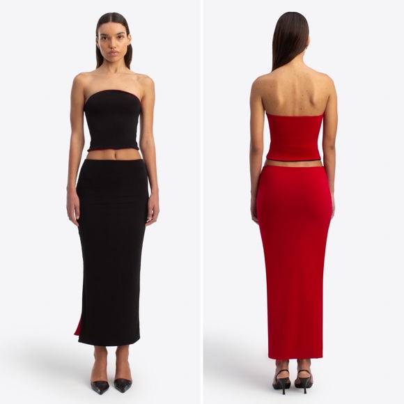 NWT - Fenity Reversible Donna Set, Black/Red - Size Large - Picture 1 of 11